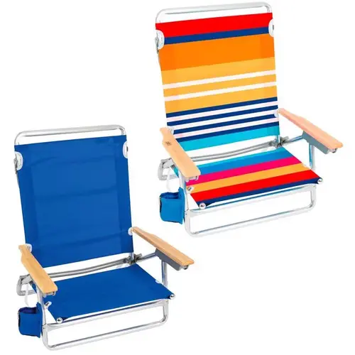 Beach Chair Rio 5-Position Assorted - pack of 4 Beach Chair Rio 5-Position Assorted - pack of 4