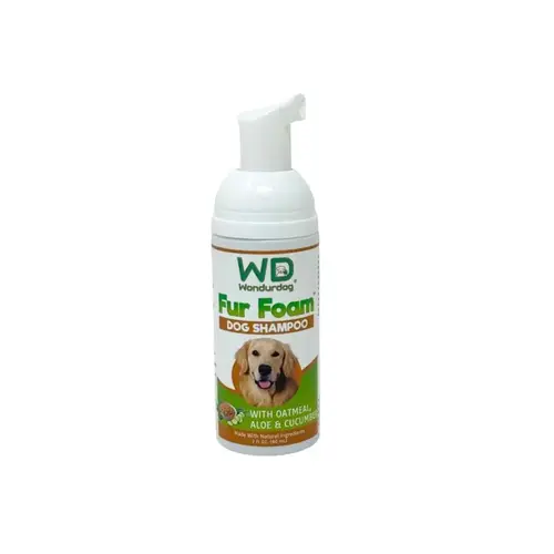 Shampoo Fur Foam Oatmeal, Coconut, Aloe & Cucumber Dog 2 oz