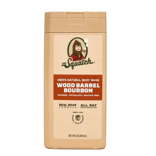 Body Wash Wood Barrel Bourbon Scent 14 fl. oz.