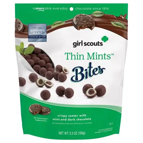 Candy Bites Girl Scouts Thin Mint 5.5 oz Candy Bites Girl Scouts Thin Mint 5.5 oz