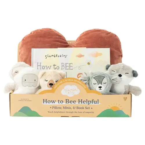 Pillow & Book Set How to Bee Helpful Assorted 7 pc Assorted