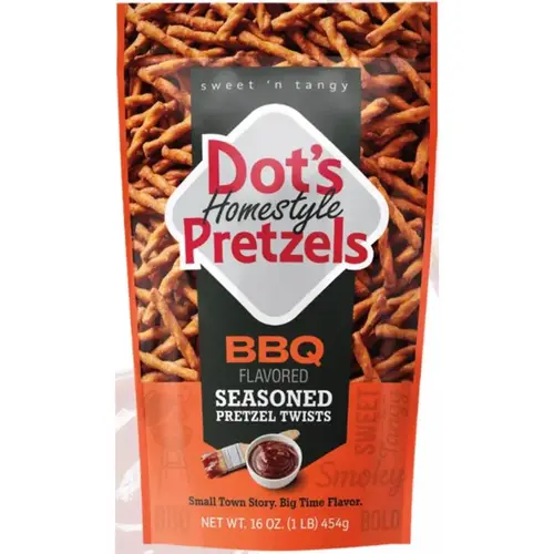 Pretzels Homestyle BBQ 16 oz Bagged - pack of 10 Pretzels Homestyle BBQ 16 oz Bagged - pack of 10