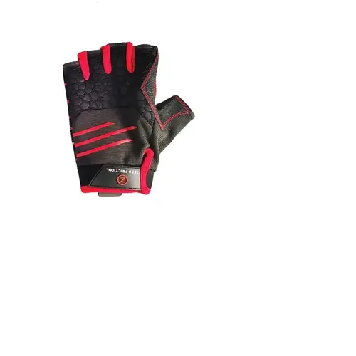 Work Gloves Men's Universal Fit Black/Red One Size Fits Most Black/Red