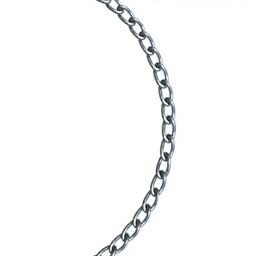 Machine Chain 2 Sizes Twist Link Carbon Steel .148" D X 125 ft. L Silver Machine Chain 2 Sizes Twist Link Carbon Steel .148" D X 125 ft. L Silver