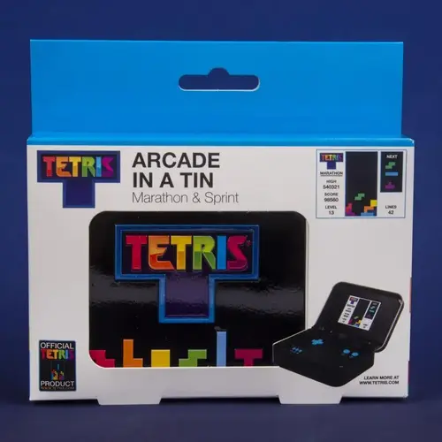 Arcade in a Tin Tetris Black Black