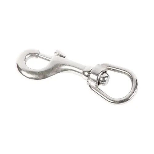Bolt Snap Stainless Steel 170 lb Silver Bolt Snap Stainless Steel 170 lb Silver