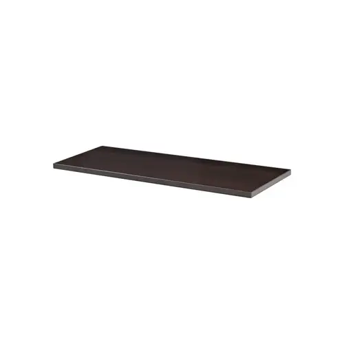 Shelf Board Lite .75" H X 31.5" W X 9.8" D Espresso Wood Melamine - pack of 2