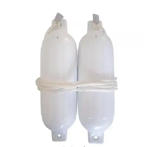 Boat Fender Twin Eye White Vinyl White Boat Fender Twin Eye White Vinyl White