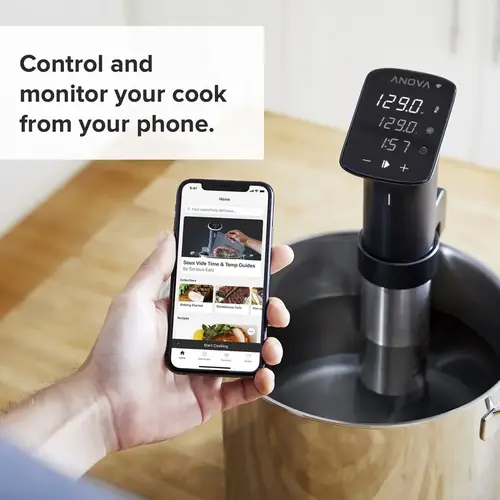 Sous Vide Immersion Cooker 16 qt Black/Silver Stainless Steel Programmable Black/Silver Sous Vide Immersion Cooker 16 qt Black/Silver Stainless Steel Programmable Black/Silver