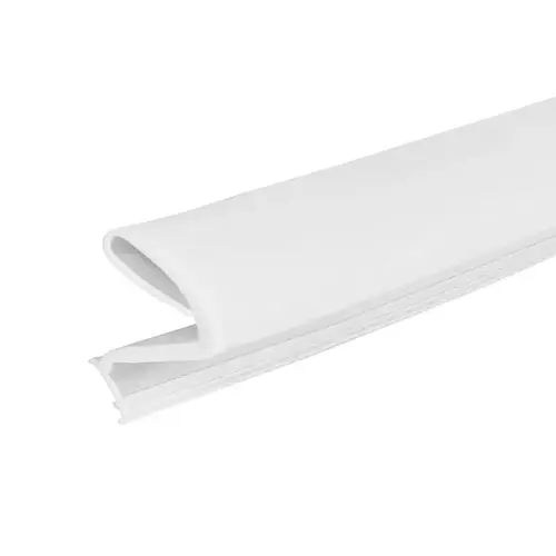 Top & Sides Door Seal White Rubber For Door Jambs 81" L X 0.62" White