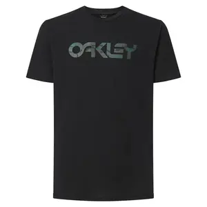 Oakley FOA404011-93WM Tee Shirt M Short Sleeve Men's Crew Neck Black and Camo Mark II Tee 2.0 Black and Camo