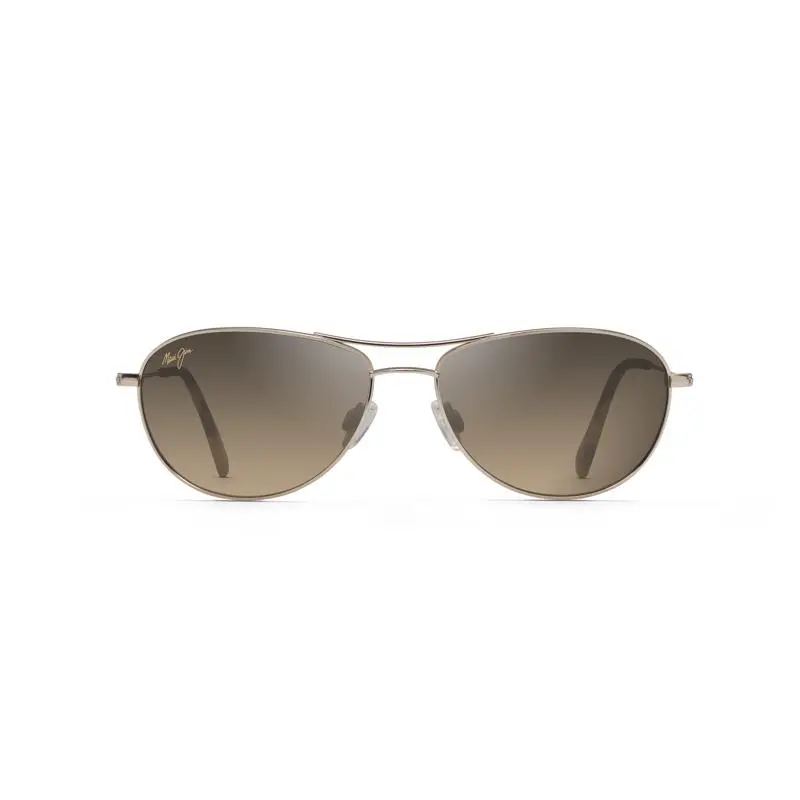Maui Jim Sunglasses Baby Beach Unisex Gold Frame Gold Frame Unisex HCL Bronze Lens Gold F 603429017996