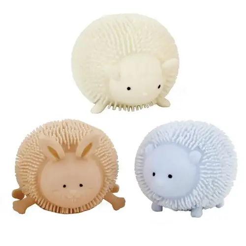 Light Up Puffer Animal Assorted Assorted - pack of 12