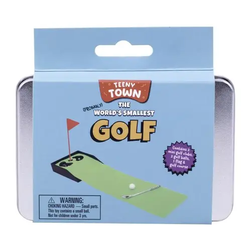 Game Toy Teeny Town Golf Multicolored Multicolored - pack of 6