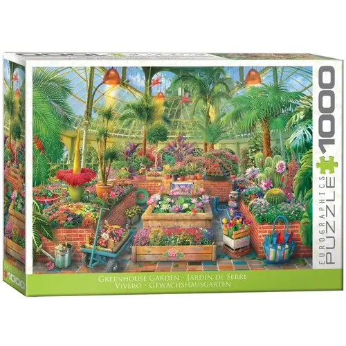 Puzzle Green House Garden Multicolored 1000 pc Multicolored