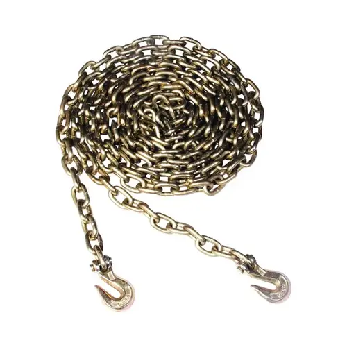 5/16 Sizes Welded Steel Binder Chain 5/16" D X 16 ft. L Yellow Chromate 5/16 Sizes Welded Steel Binder Chain 5/16" D X 16 ft. L Yellow Chromate