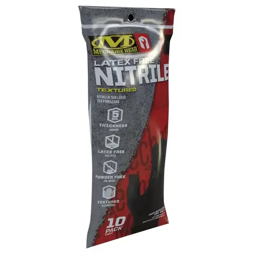 Disposable Work Gloves Indoor/Outdoor Black L Black Disposable Work Gloves Indoor/Outdoor Black L Black