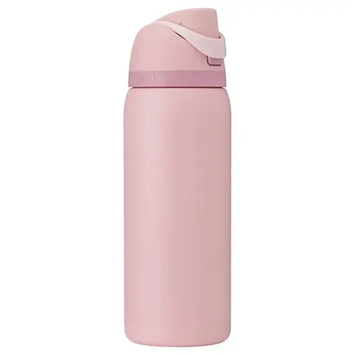 Water Bottle with Spout Lid FreeSip 24 fl. oz. Rose Quartz BPA Free Rose Quartz Water Bottle with Spout Lid FreeSip 24 fl. oz. Rose Quartz BPA Free Rose Quartz