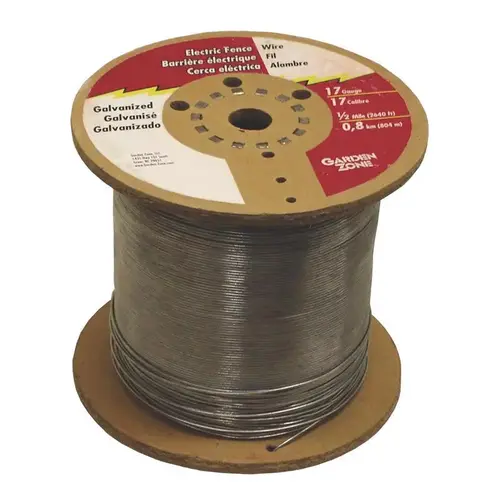 Fencing 0.0453" H X 2640 ft. L Galvanized Steel Electric Silver Silver Fencing 0.0453" H X 2640 ft. L Galvanized Steel Electric Silver Silver