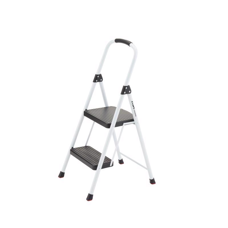 Folding Ladders White Step Ladder Tricam LLS-2 Folding Step Stool