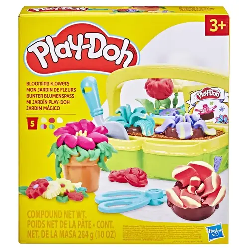 Toy Playset Play-Doh Blooming Flower Multicolored Multicolored