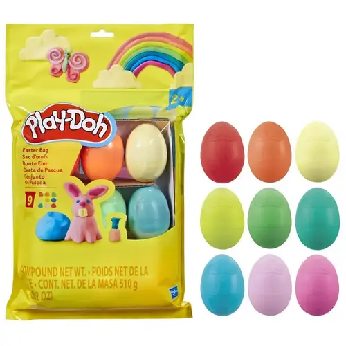 Easter Egg Bag Toy Play-Doh Assorted 9 pc Assorted