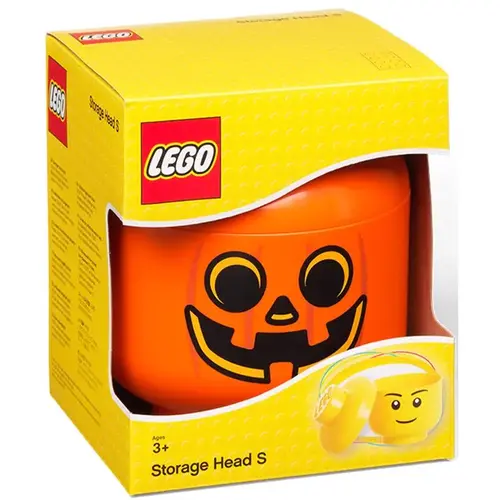 Small Storage Head Licensed Pumpkin Orange 1 pc Orange Small Storage Head Licensed Pumpkin Orange 1 pc Orange