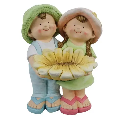 Statuary Resin/Stone Multi-color 14" Multi-color