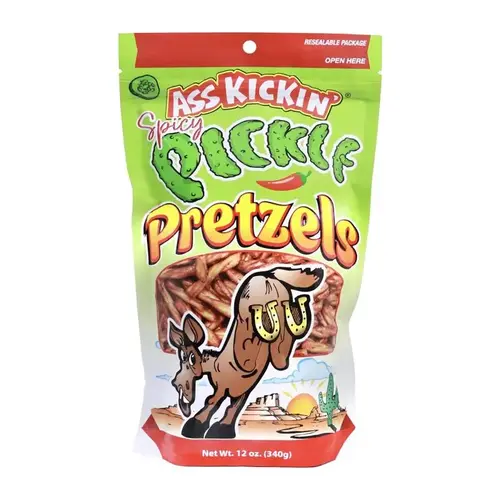 Pretzels Spicy Pickle 12 oz Bagged