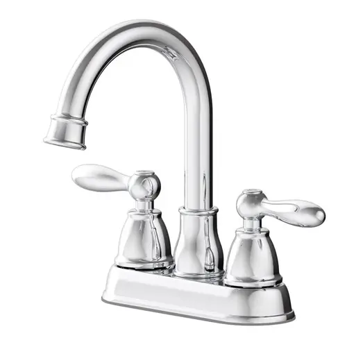 Centerset Bathroom Sink Faucet Jennifer Chrome Traditional 4" Chrome Centerset Bathroom Sink Faucet Jennifer Chrome Traditional 4" Chrome