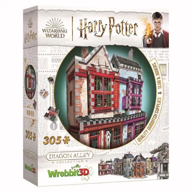 Wrebbit3D 3D Jigsaw Puzzle Harry Potter Quality Quidditch Supplies & Slug and Jiggers Multicolored 3 Multicolored W3D-0509 Wrebbit3D 3D Jigsaw Puzzle Harry Potter Quality Quidditch Supplies & Slug and Jiggers Multicolored 3 Multicolored W3D-0509