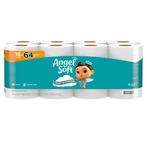 Toilet Paper 16 Rolls 320 sheet White Toilet Paper 16 Rolls 320 sheet White