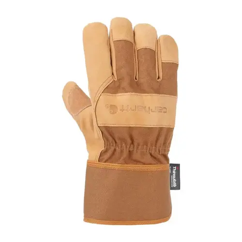 Work Gloves Men's Indoor/Outdoor Brown M Brown