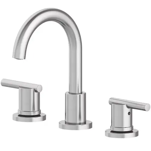 Widespread Bathroom Sink Faucet Alexis Brushed Nickel Modern 8" Brushed Nickel Widespread Bathroom Sink Faucet Alexis Brushed Nickel Modern 8" Brushed Nickel