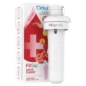 Cirkul 850021373436 Flavor Cartridge FitSip White Cherry 0.68 fl. oz.