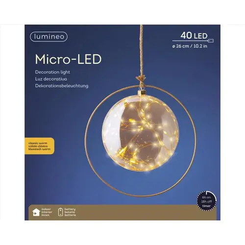 Christmas Lights LED Micro Warm White 40 ct 1 ft. Christmas Lights LED Micro Warm White 40 ct 1 ft.