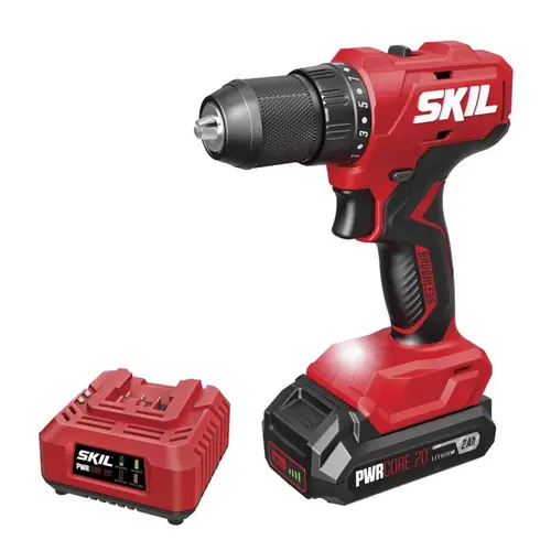 Cordless Drill/Driver 20V PWR Core 1/2" Brushless Kit (Battery & Charger)