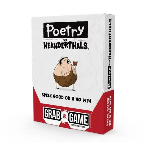 Grab & Game Poetry for Neanderthals - pack of 8