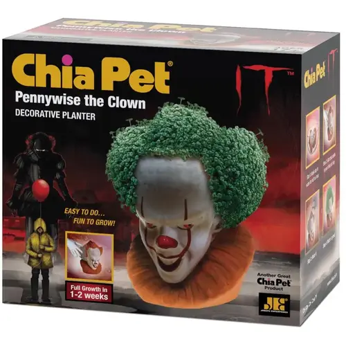 Licensed Planter Pennywise the Clown Clay Multicolored