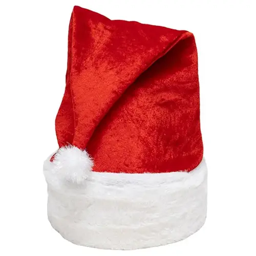 Santa Hat 27" Oversized Spring Loaded Red/White Santa Hat 27" Oversized Spring Loaded Red/White