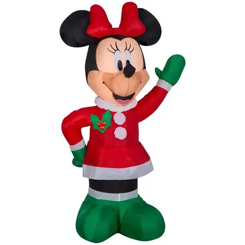Inflatable Airblown LED Minnie in Winter Outfit 4 ft. Inflatable Airblown LED Minnie in Winter Outfit 4 ft.