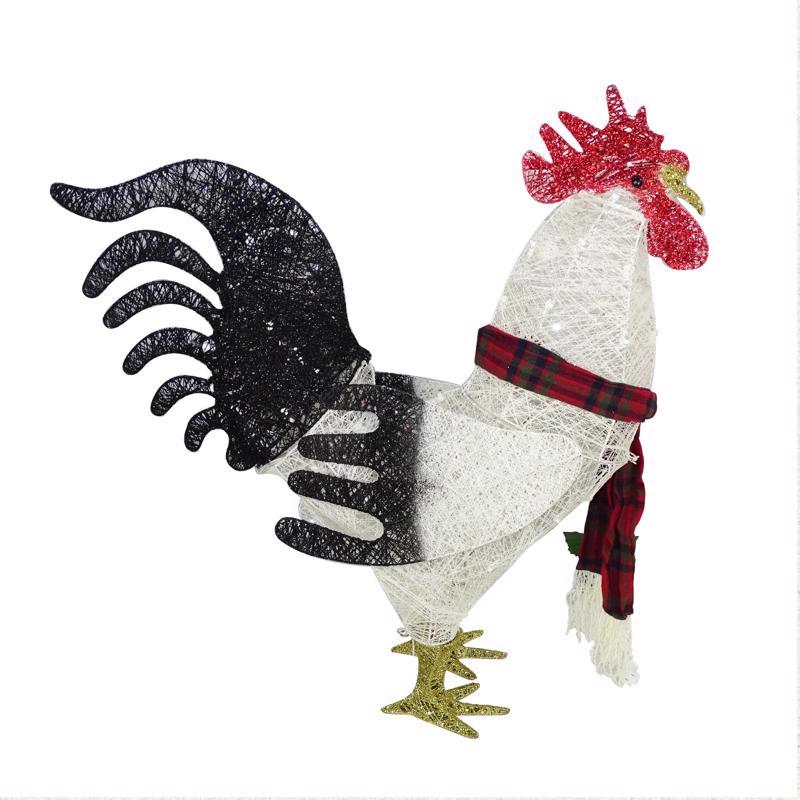 ALPINE WDR168 Yard Decor Rooster 33