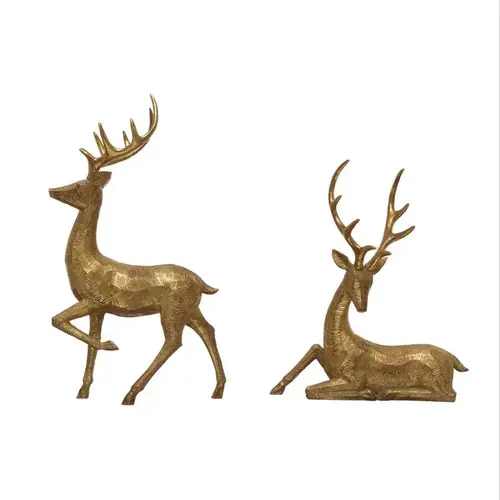Table Decor Gold Deer Gold