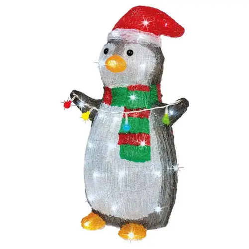 Yard Decor LED Cool White Penguin 18" Yard Decor LED Cool White Penguin 18"