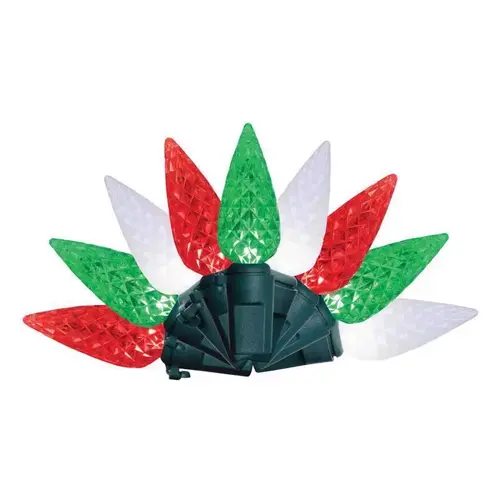 Christmas Lights Classic LED C6 Red/Green/Pure White 100 ct String 24.75 ft. Christmas Lights Classic LED C6 Red/Green/Pure White 100 ct String 24.75 ft.