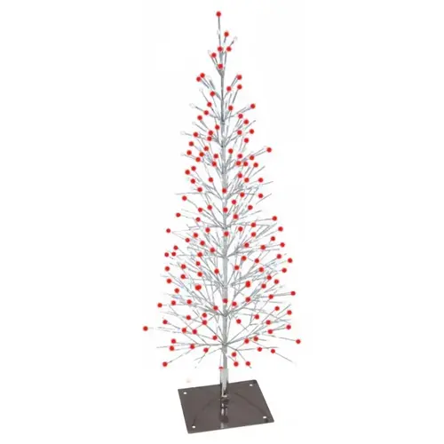 Yard Decor LED Red/White Light Birch Tree 6.5 ft. Yard Decor LED Red/White Light Birch Tree 6.5 ft.