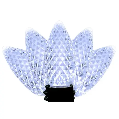 Christmas Light Bulbs LED PS C9 Cool White 25 ct Christmas Light Bulbs LED PS C9 Cool White 25 ct