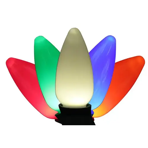 Christmas Light Bulbs LED PS C9 Multicolored 25 ct Christmas Light Bulbs LED PS C9 Multicolored 25 ct