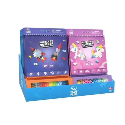 Activity Pad Puzzle By Number 16 pc - pack of 16 Activity Pad Puzzle By Number 16 pc - pack of 16