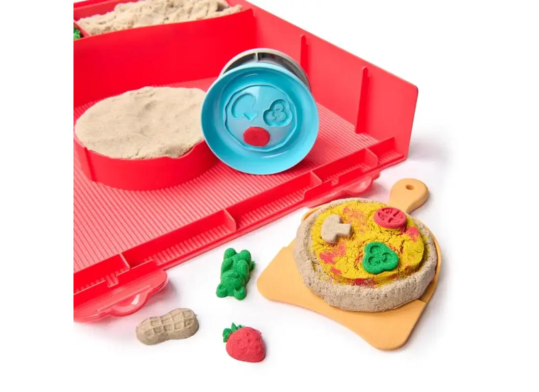Kinetic Sand 6072551 Squish Pizza Set Magically Rising Pizzas Buy Now